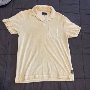 Todd snyder mens polo size M terrycloth